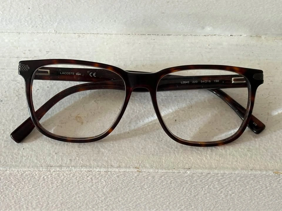 Authentic Men’s Lacoste Tortoise Shell Eyeglass Frames L2840