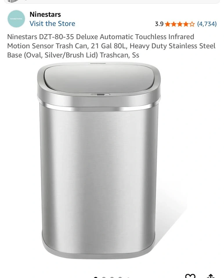 Trash Can with Automatic Lid - photo 3
