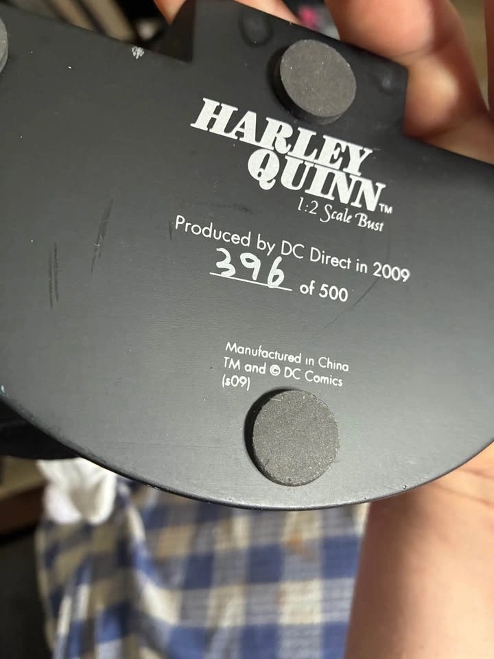 DC Direct Harley Quinn 1:2 Scale Bust 2009 - photo 3