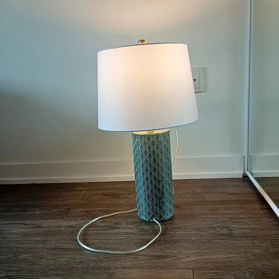 ✨ Ceramic Base Lamp with White Shade thumbnail