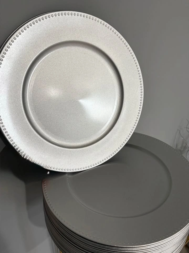 57 Silver Plate Chargers – Event Ready! - photo 3