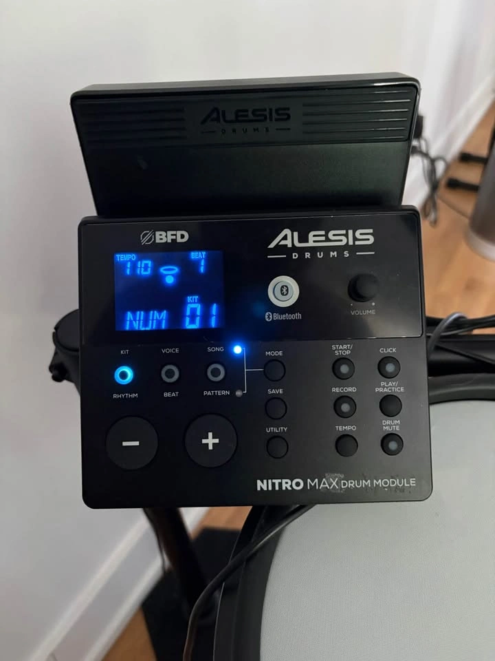 Alesis Nitro Max 8-Piece Electronic Drum Kit - photo 2
