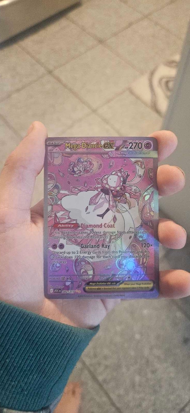 Pokemon Mega Diancie EX Card