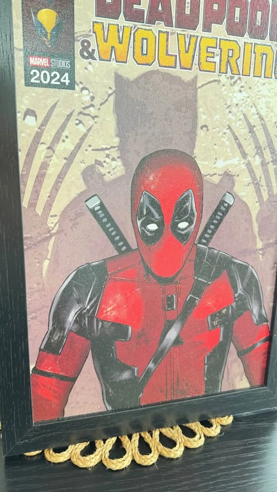 Painting wall painting Deadpool - photo 2