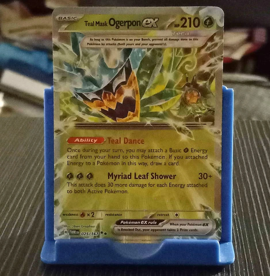 Pokémon Teal Mask Ogerpon ex 025/167
