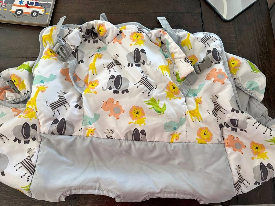 Safari Animal Shopping Cart and High Chair Cover