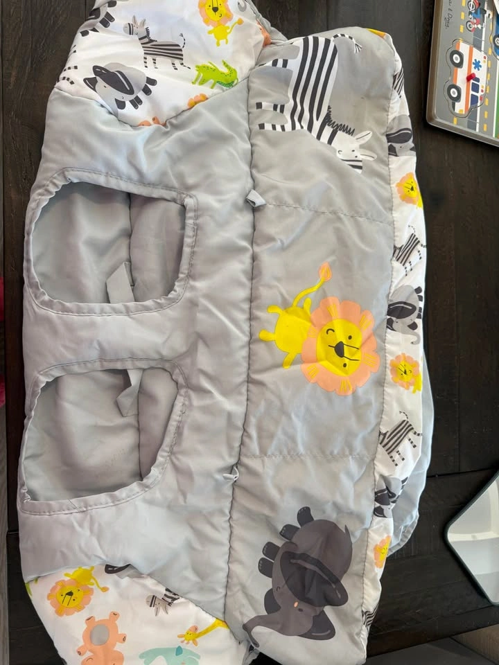 Safari Animal Shopping Cart and High Chair Cover - photo 2