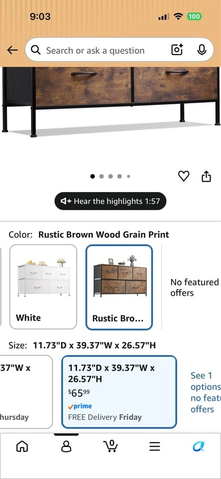 Dresser for Bedroom with 5 Drawers - photo 3