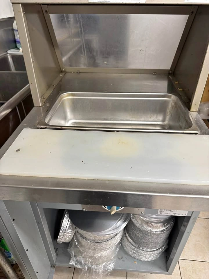 Small hot table (can use for soup or snacks)