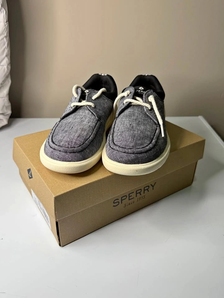Sperry Captain’s Moc Chambray Boat Shoes