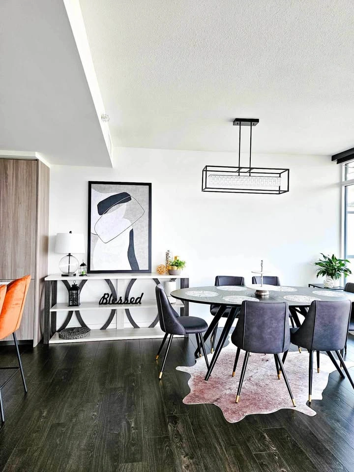 Wooden Black Extendable Oval Dining Table - photo 2