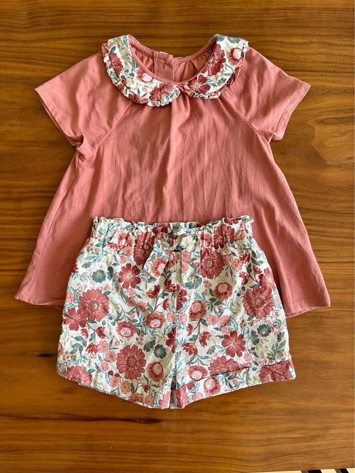 Girls shorts and T-shirt combo - 4T