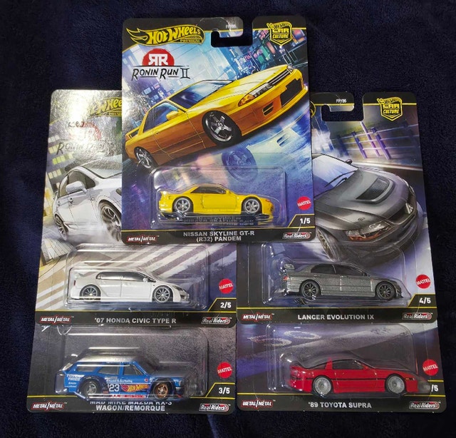 Hot Wheels Ronin Run II Premium Set