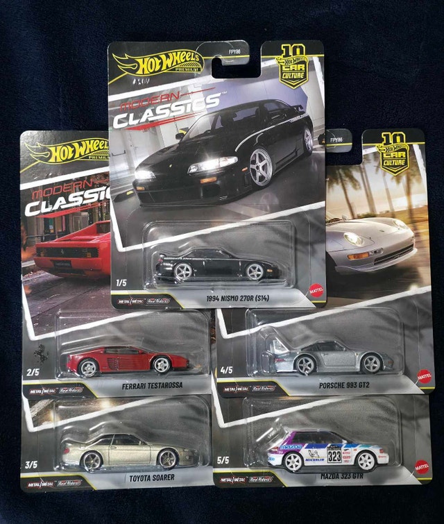 Hot Wheels Modern Classics 5-Car Set