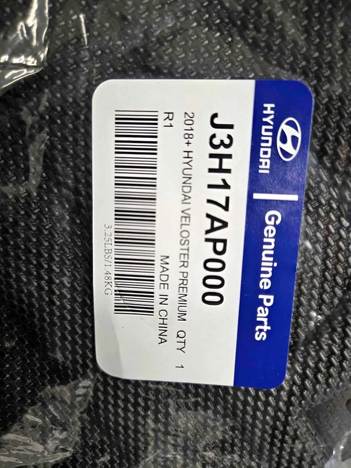 Premium Floor mats Hyundai Veloster 2019+ front 2 only