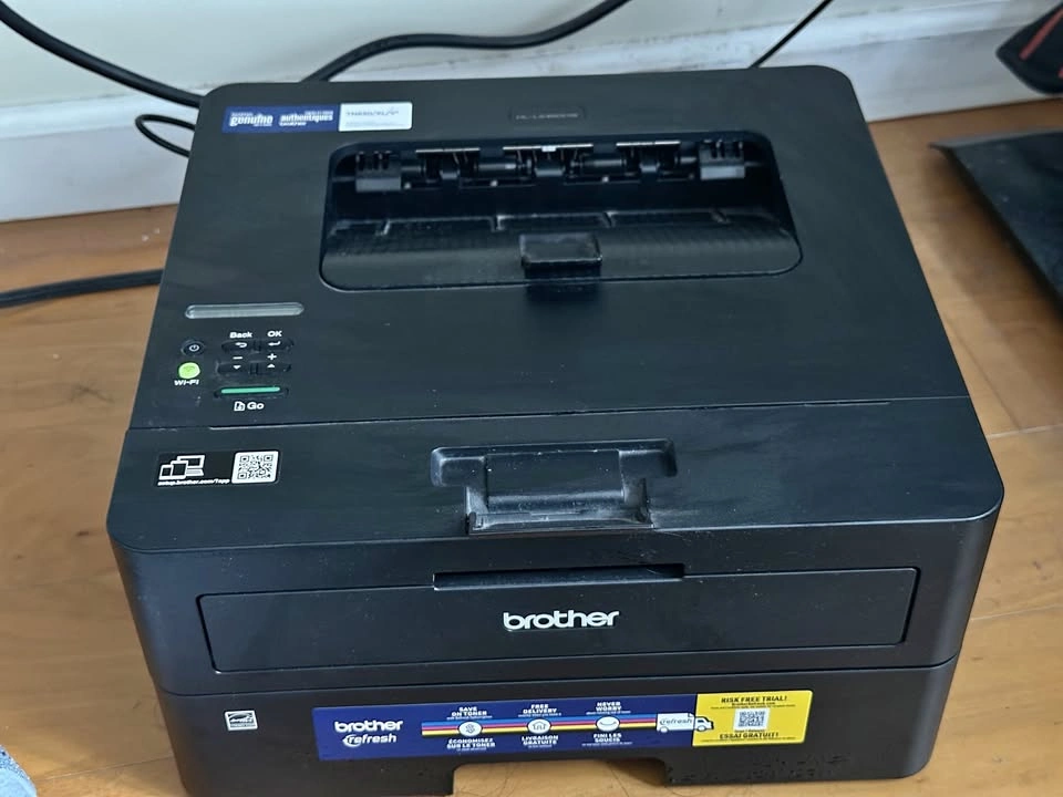 Brother HL-L2460DW Monochrome Laser Printer, with extra authenti