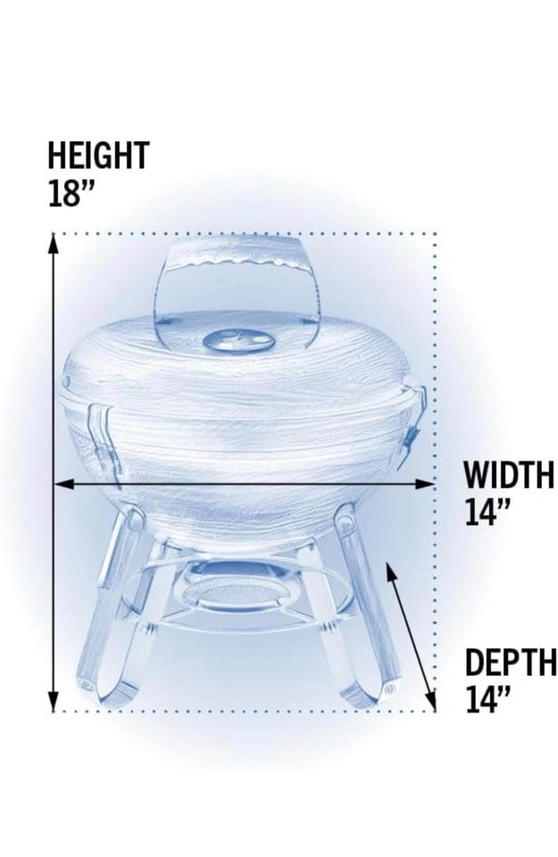 Portable Charcoal Kettle Grill - photo 4