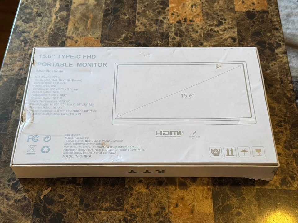 KYY Portable Monitor 15.6'' FHD - photo 5