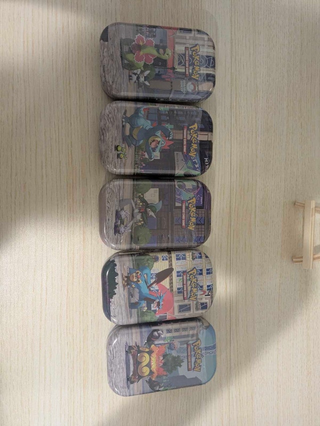 Pokemon Lumiose City Mini Tin Art Set - Sealed [5 Tins]