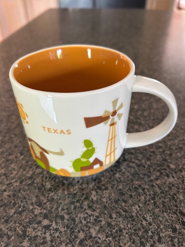 Starbucks You Are Here Collection mug Texas