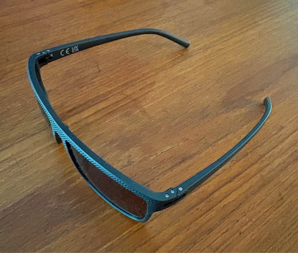Men’s Vintage-Style Textured Matte Dark Brown Sunglasses - photo 5