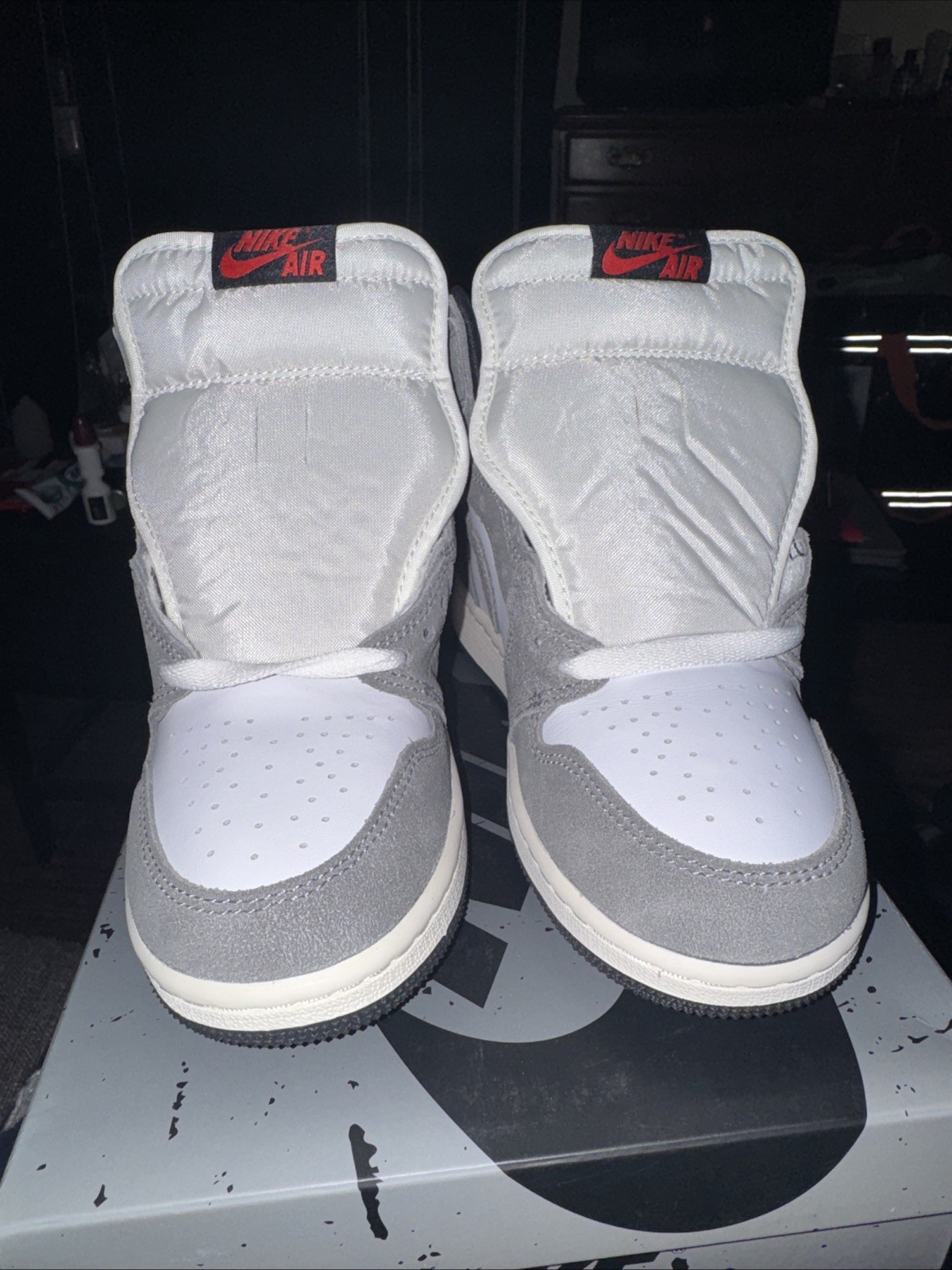 Size 5Y- Air Jordan 1 Retro OG High Washed Black - photo 3
