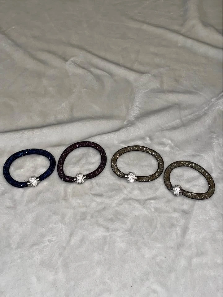 4 “Swarovski”style Stardust Bracelets