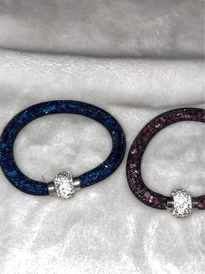 4 “Swarovski”style Stardust Bracelets - photo 2