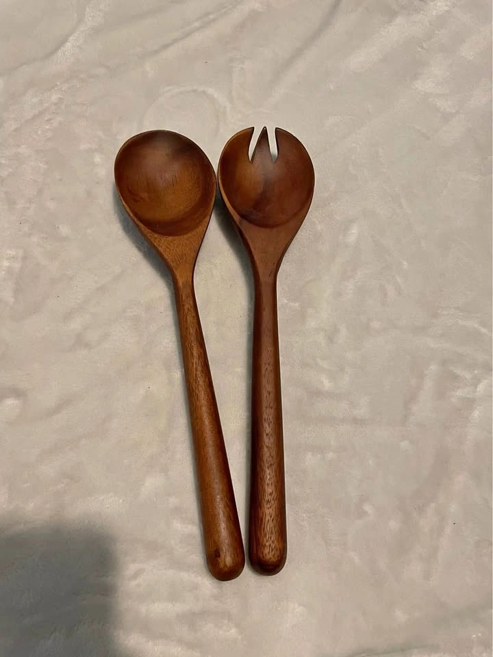 Wooden Salad Serving Set