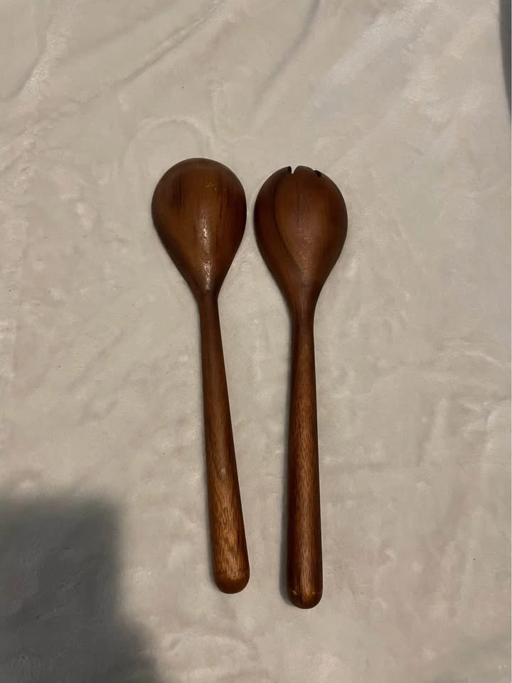 Wooden Salad Serving Set - photo 2