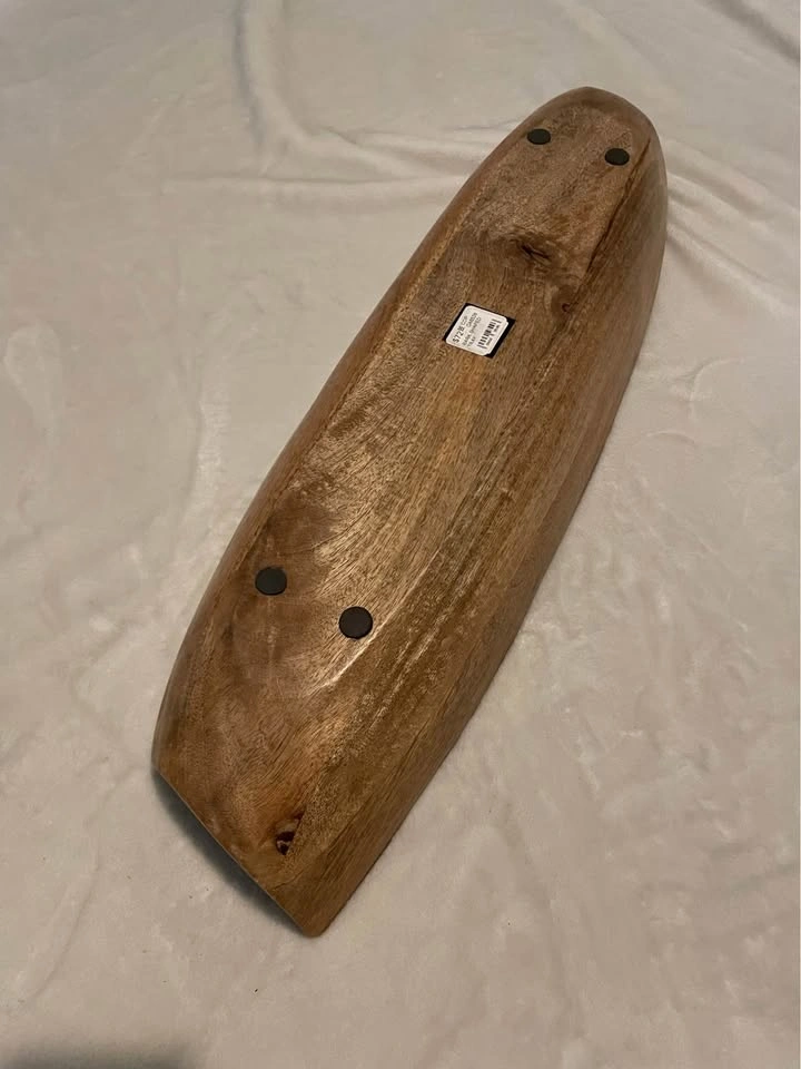 Raw Edge Bark Shaped Tray Centerpiece - photo 2