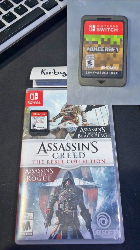 Nintendo Switch Games: Assassin's Creed and Minecraft