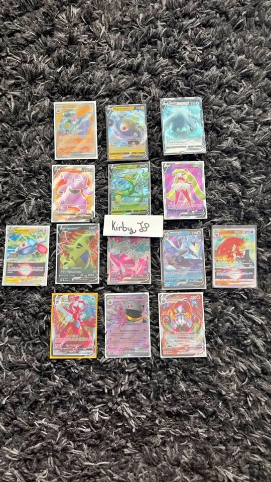 Pokemon TCG Card Lot - V, VSTAR, and EX Ultra Rare Cards