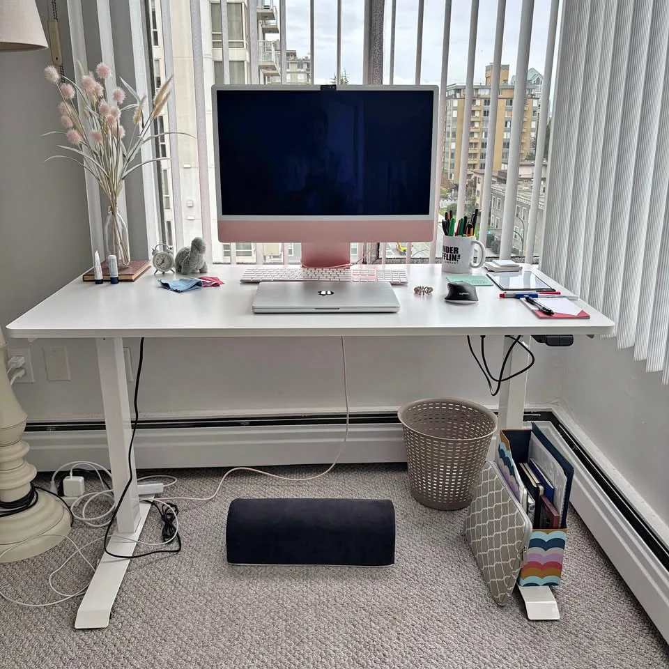Structube White Standing Desk thumbnail
