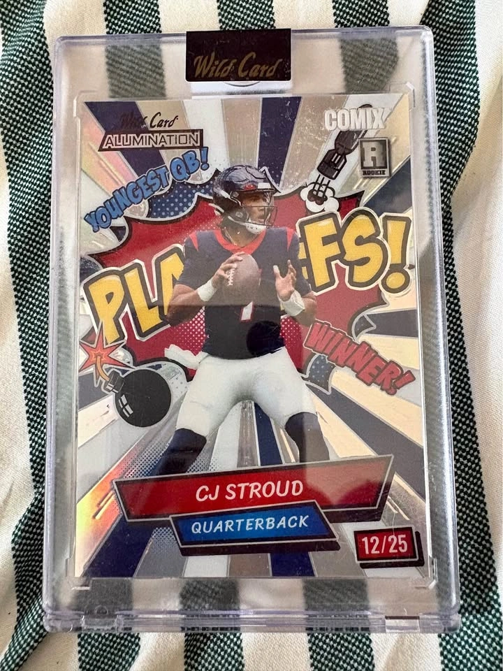 CJ Stroud WILDCARD COMIX # 12/25 RC
