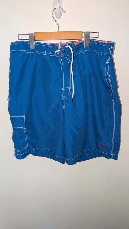 Men's Large Tommy Bahama Blue Board Shorts Swim Trunks - photo 2