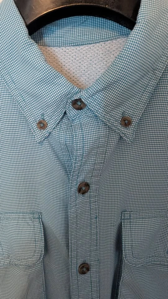 Men's Medium Redhead Brand Company Blue Fishing Shirt - photo 3