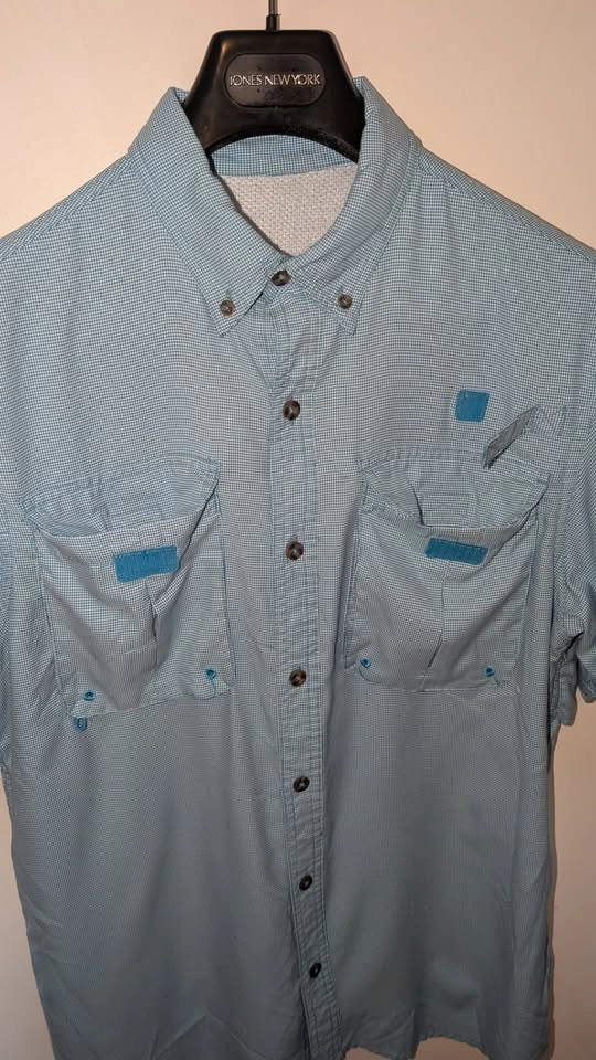 Men's Medium Redhead Brand Company Blue Fishing Shirt - photo 5
