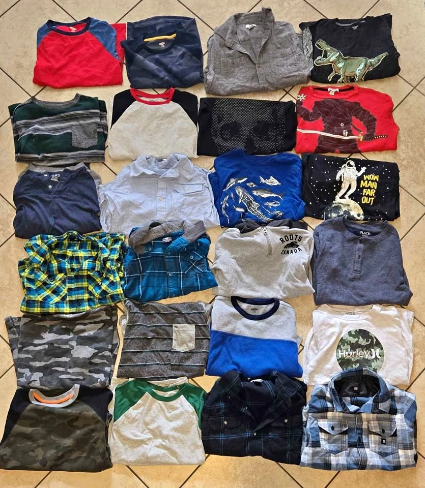 Boys Long Sleeve Shirts 10-12