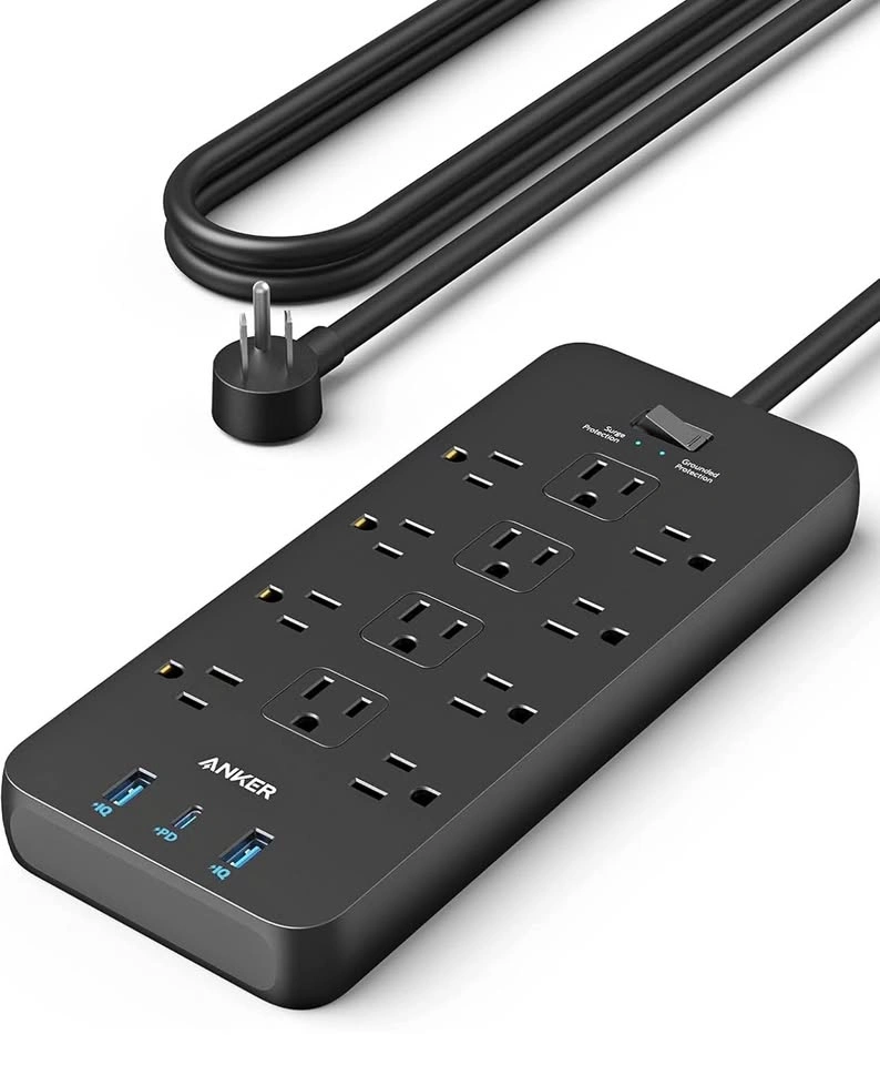 Anker Power Strip Surge Protector (2100J), 12 Outlets