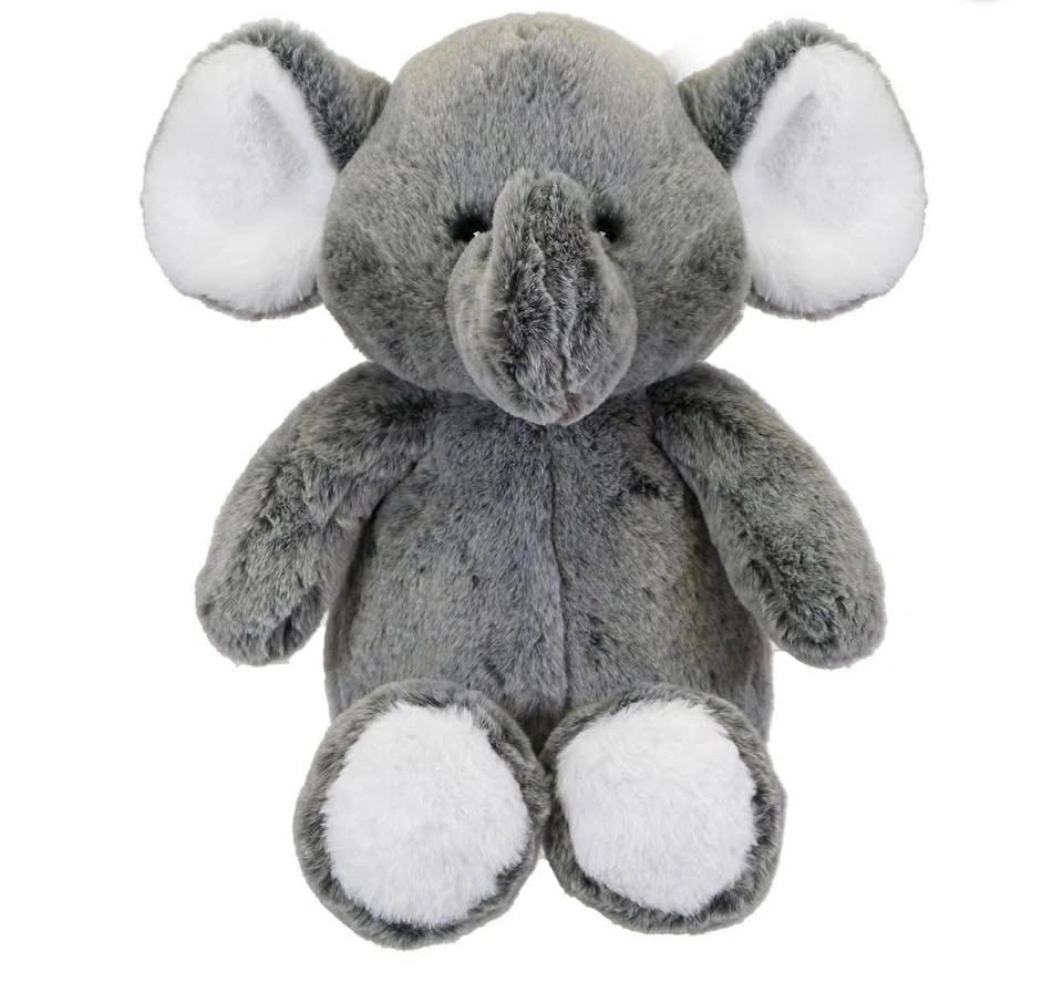 Kid Connection Soft Gray Elephant Plush Toy