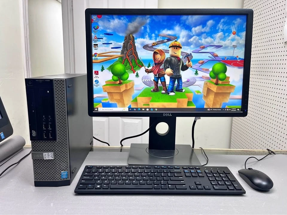 Gaming PC 16GB RAM 1TB Storage 22” Monitor Dell i5 Quad Core