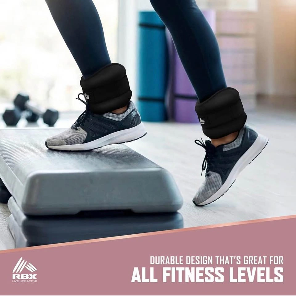 RBX Ankle and Wrist Weights for Women and Men - Velcro Straps - photo 4