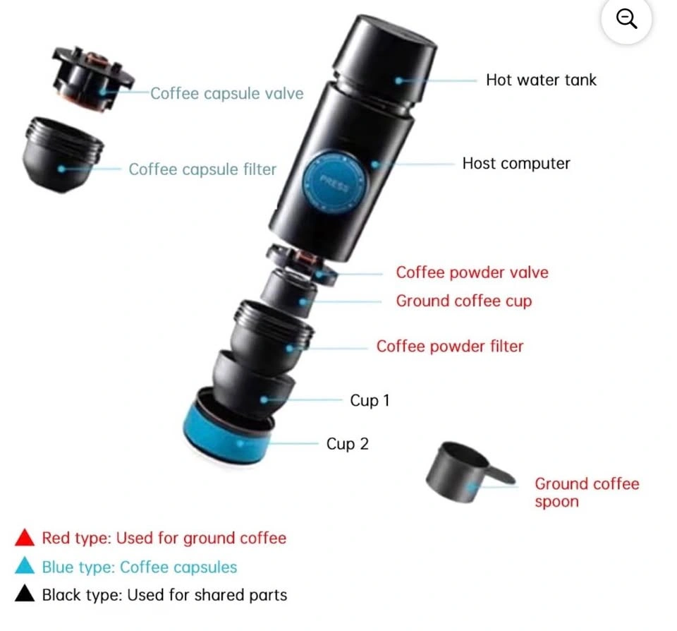 Portable Electric Espresso Coffee Machine - photo 4