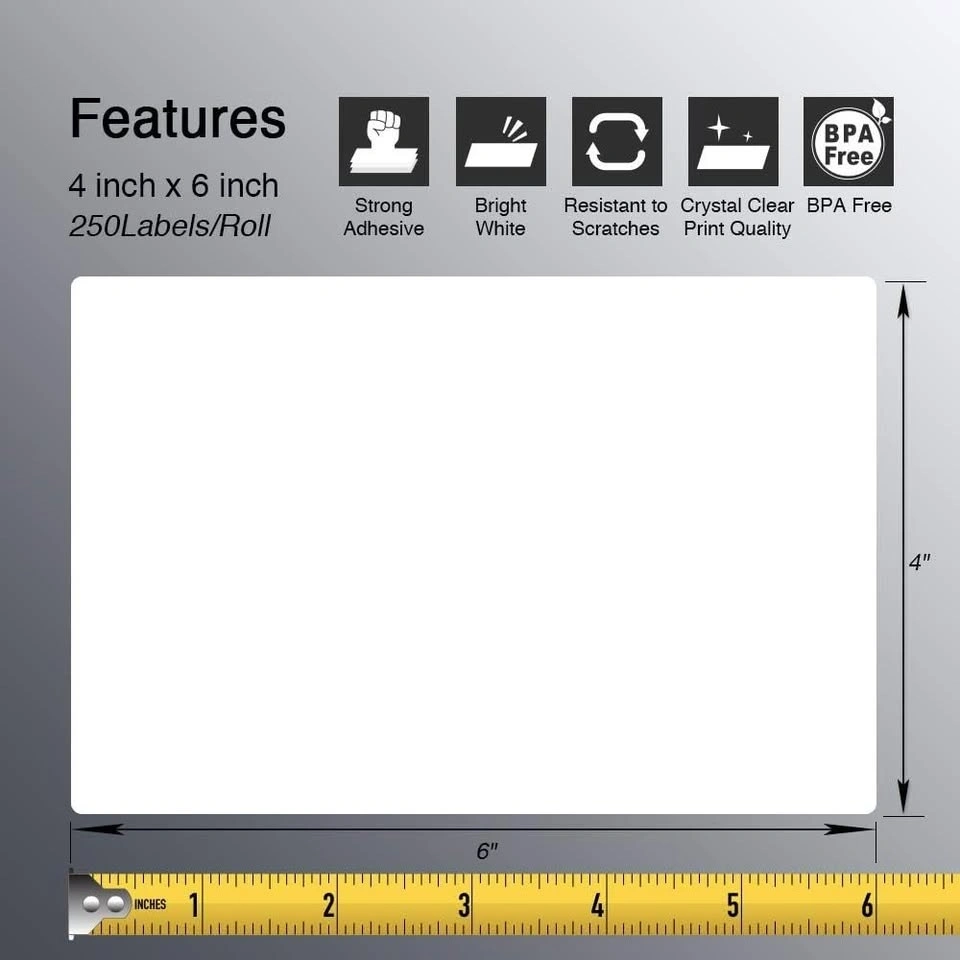 BETCKEY 4" x 6" Shipping Labels - photo 2