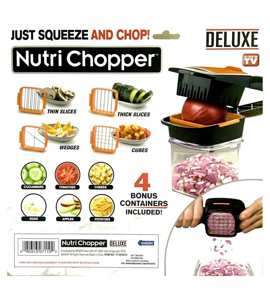 Brand New Nutri Chopper Deluxe Vegetable & Fruit Chopper - photo 3