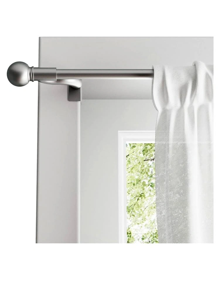 Brand New Zenna Home Adjustable Curtain Tension Rod (28”–48”)