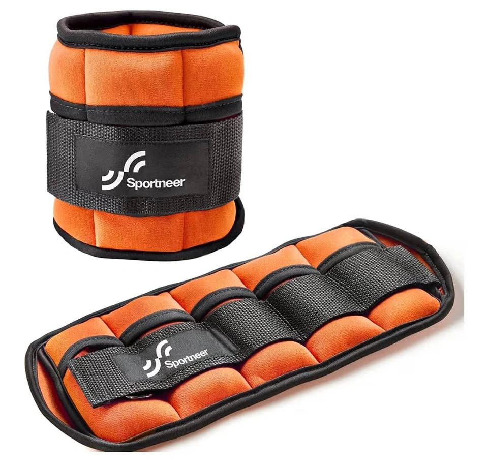 Brand New Sportneer Adjustable Ankle Weights (Pair) 2–10 lbs
