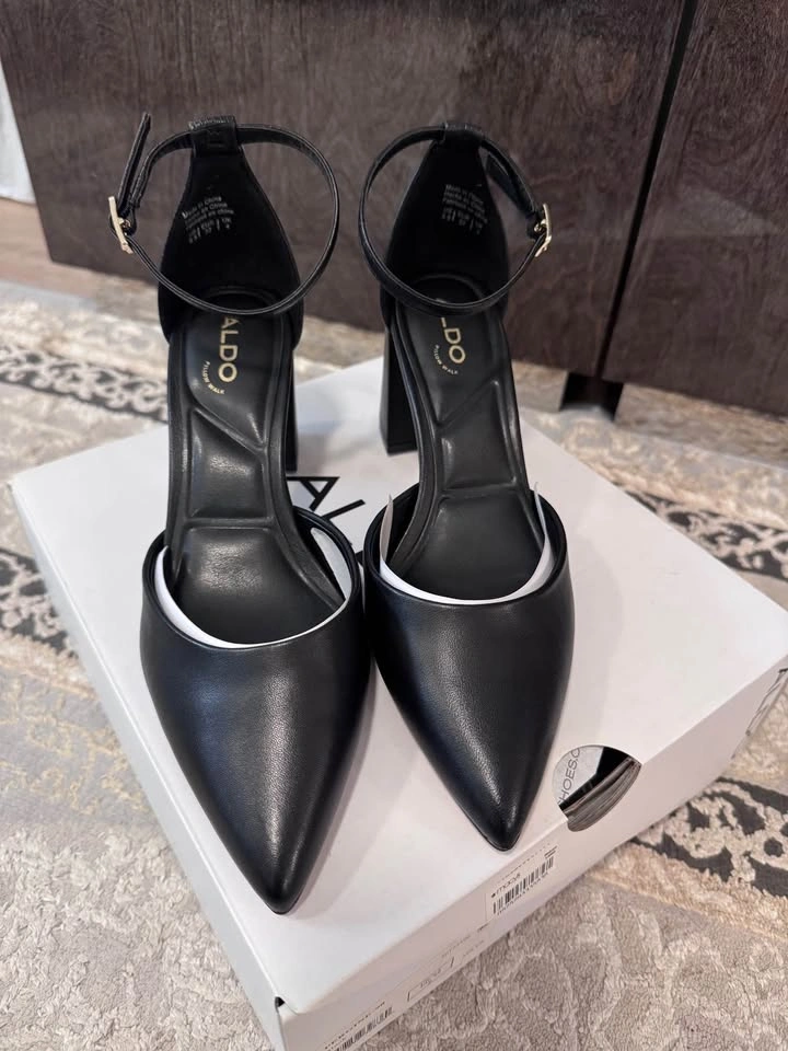 ALDO Pumps - Women's US 6.5 Black Block Heels - photo 3