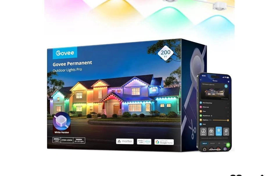 Govee Permanent Outdoor Lights Pro, 200ft